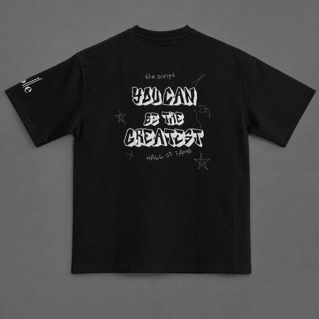 Hall of Fame oversized T-shirt Black