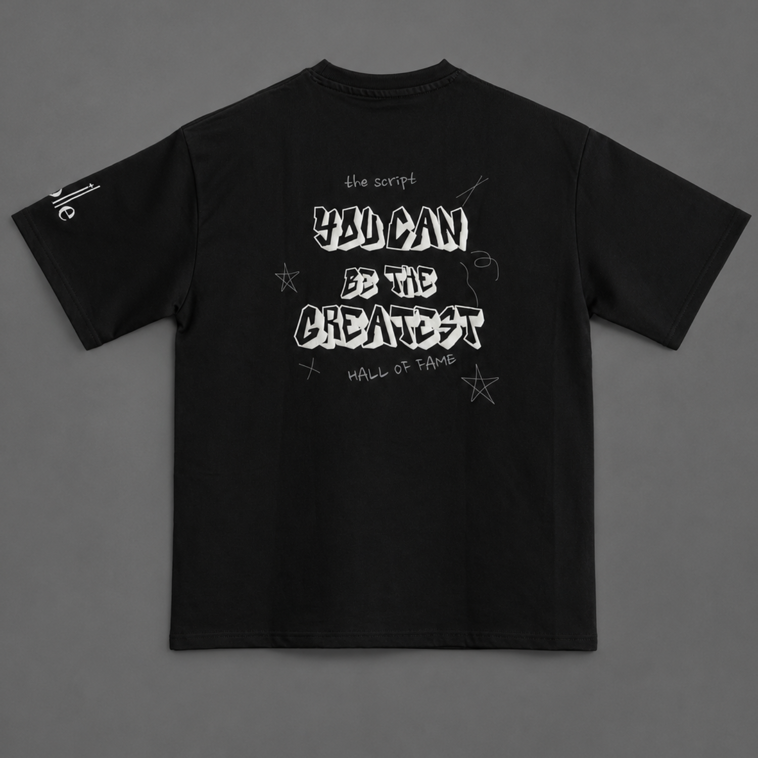 Hall of Fame oversized T-shirt Black