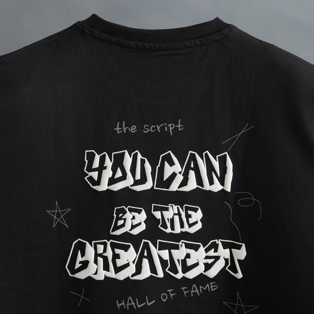 Hall of Fame oversized T-shirt Black