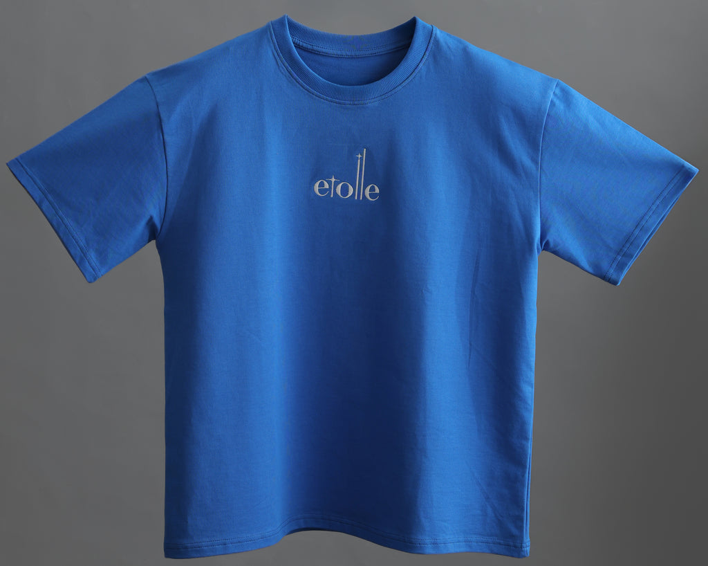 Own Your Mind Oversized T-shirt Blue