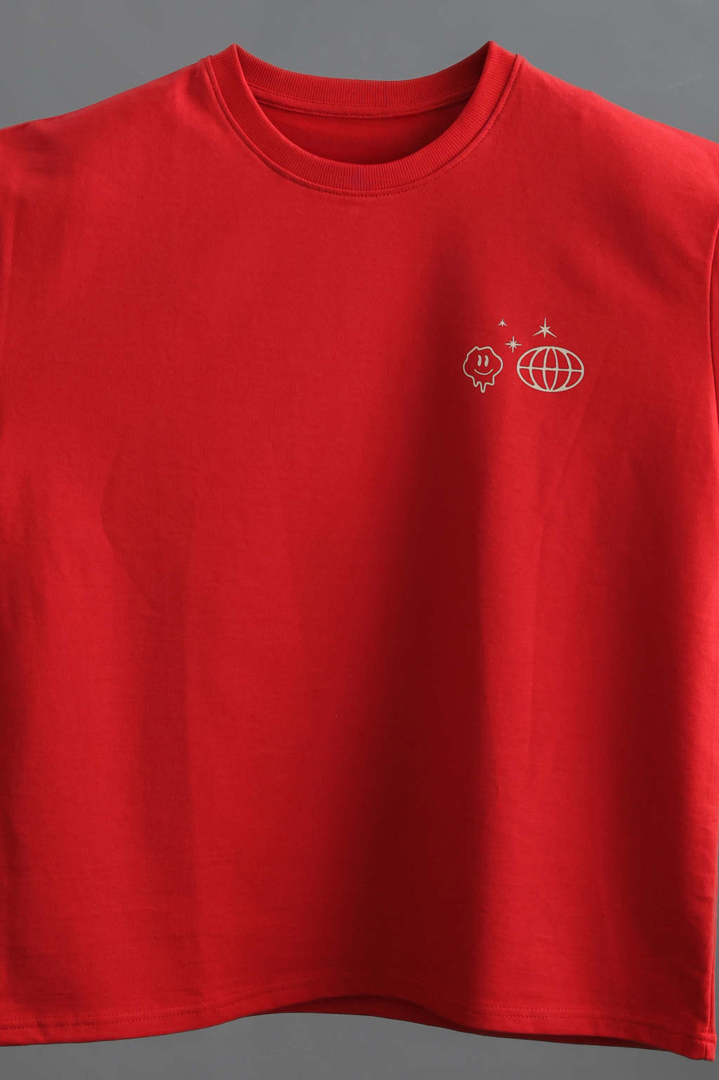 Not Taking Things Seriously Oversized T-shirt Red