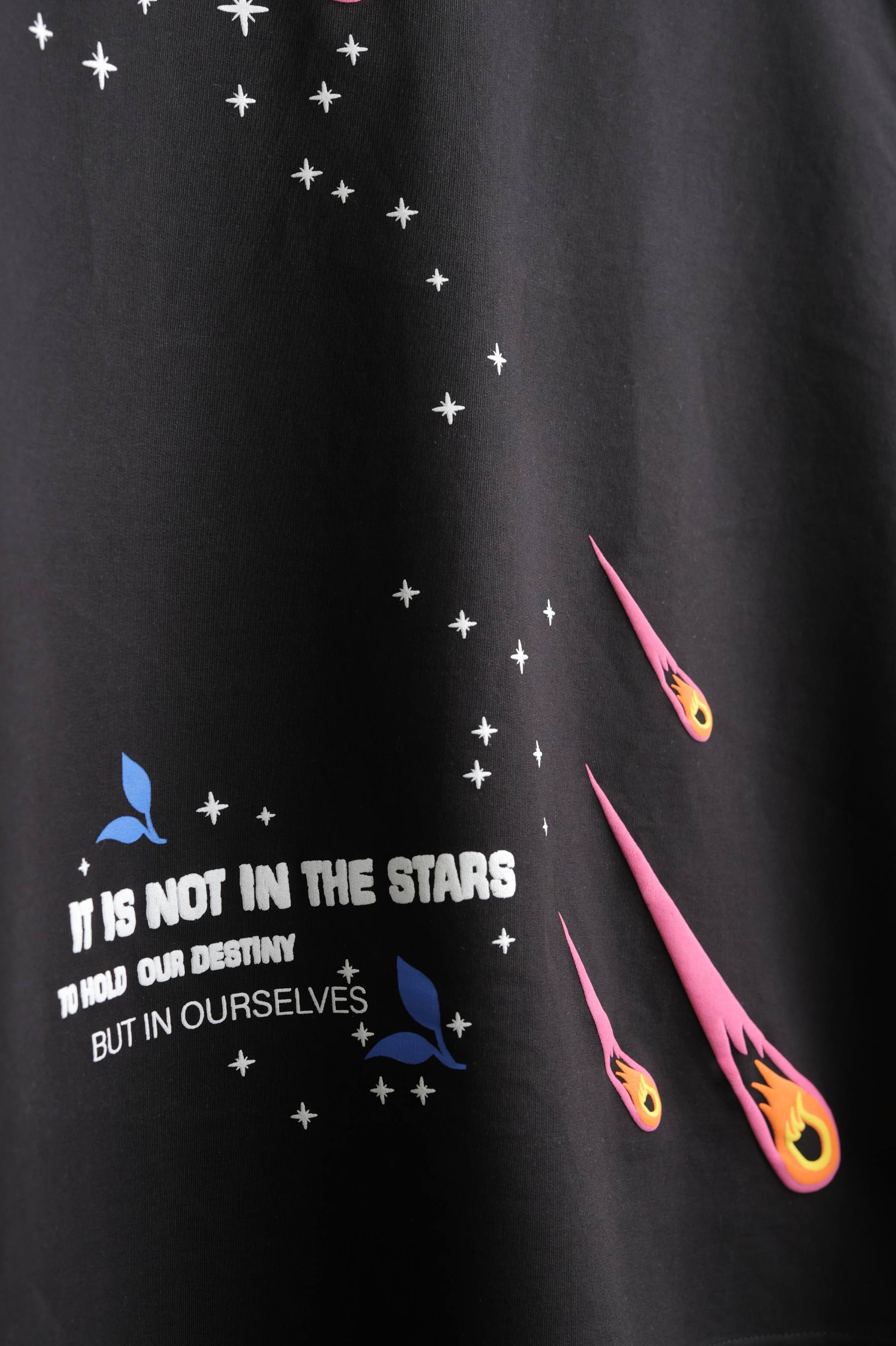Shooting Star Oversized T-shirt Black
