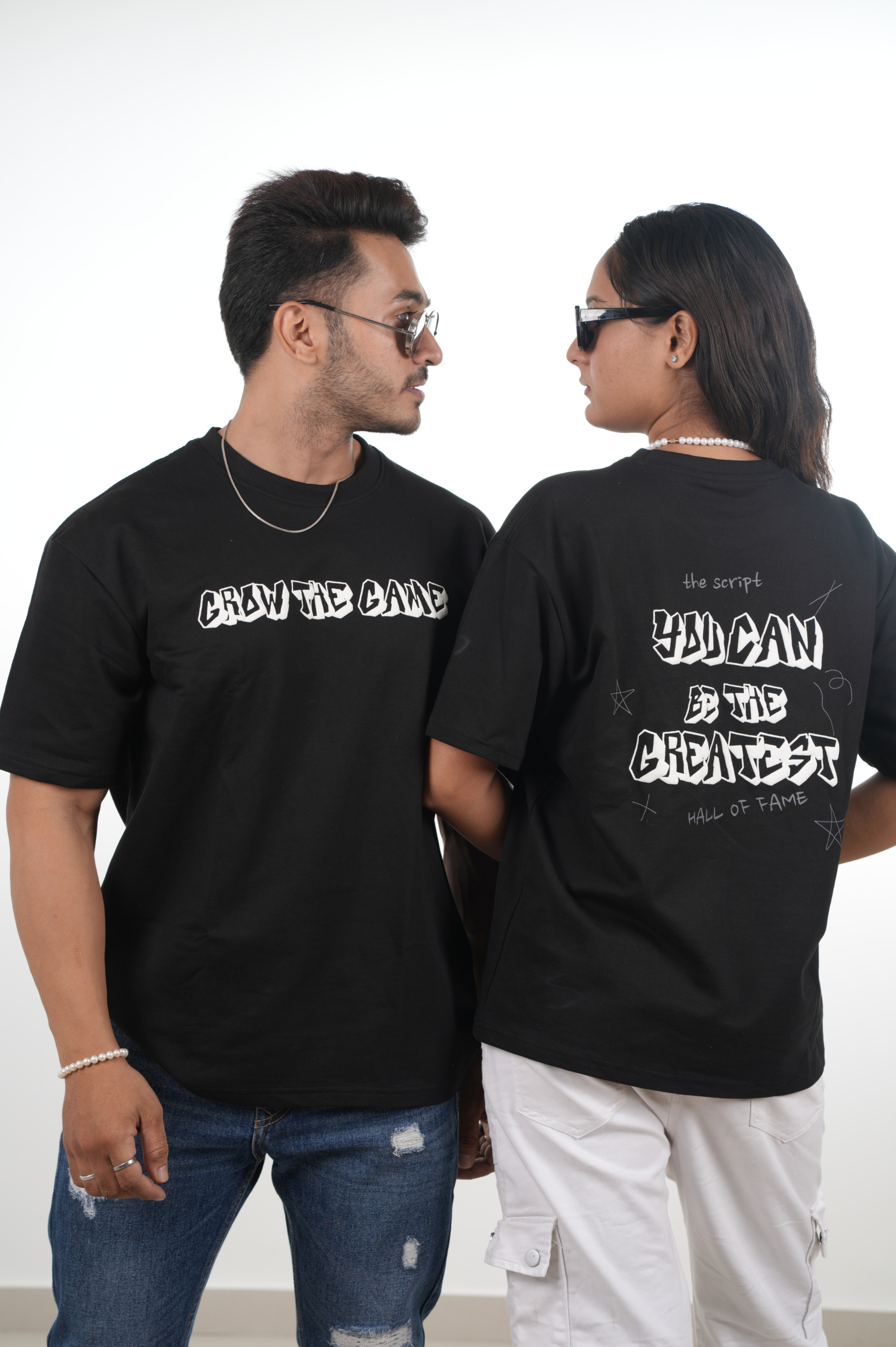 Hall of Fame oversized T-shirt Black