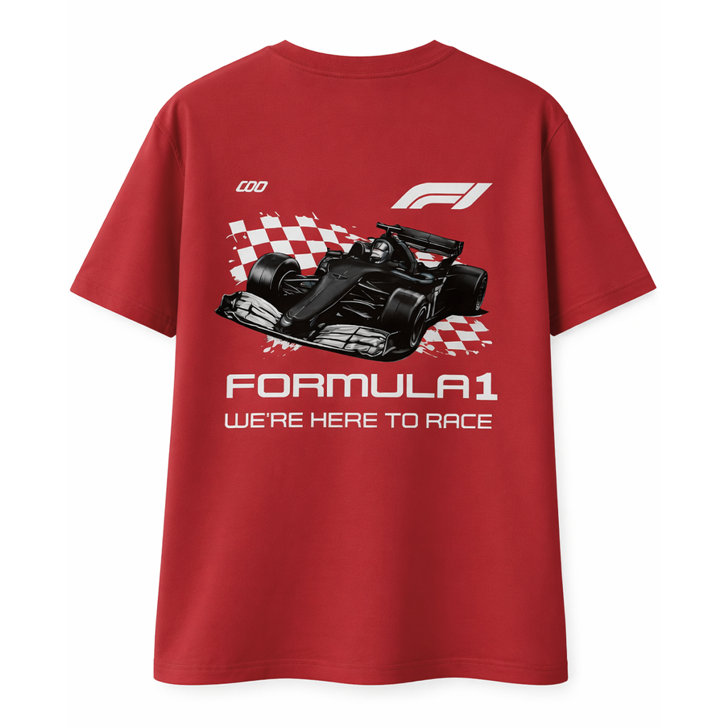 Rouge Motorsport Oversized Tshirt Red